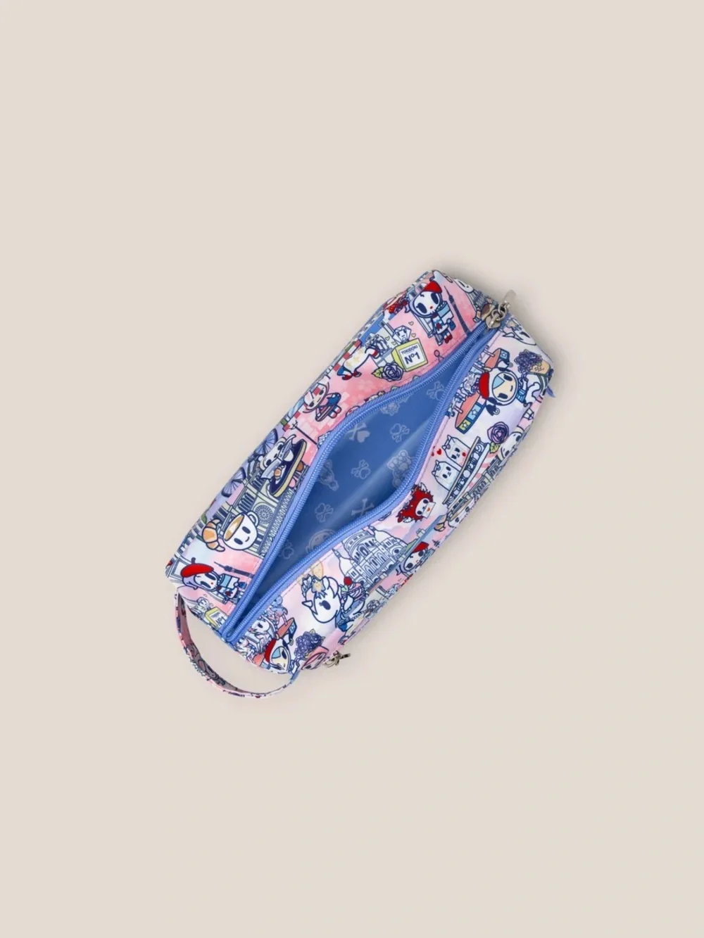 NWT JUJUBE TOKIDOKI BE DAPPER TOILETRY COSMETIC CASE - C'EST LA VIE À PARIS